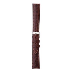 An Liverpool D.Brown A01D0751376034CR12 watch strap on a white background.