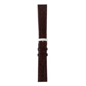 A BIRMINGHAM D.BROWN A01D1563821034CR12 crocodile skin watch strap on a white background.