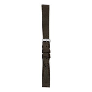 A LIVORNO CUCITO D.BRN A01D2116372030CR12 watch strap with a silver buckle.