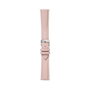 A TREND(EC) PINK A01D5050C47087CR14 leather watch strap on a white background.