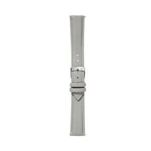 A TREND(EC) GREY A01D5050C47093CR14 leather watch strap on a white background.
