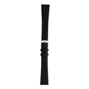 A DUBLINO BLACK A01K0753333019CR16 watch strap on a white background.