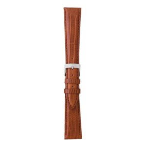 A Volterra L.BRN G.LIZ A01U0856041041CR18 watch strap on a white background.