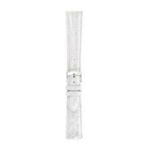 A AMADEUS WHITE A01X0518052017CR12 watch strap on a white background.
