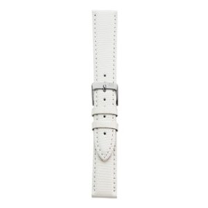 A VIOLINO WHITE A01X2053372017CR14 watch strap on a white background.