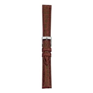 A brown TRACY D.RED A01X2197052082CR14 watch strap on a white background.
