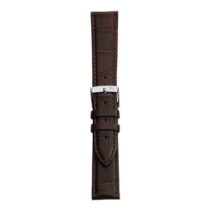 A BOLLE D.BROWN A01X2269480032CR12 crocodile watch strap with a silver buckle.
