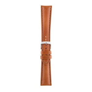 A DERAIN L.BRN A01X4434B09041CR18 watch strap on a white background.