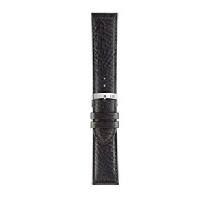 A PANAMERA BLACK A01X4938C22019CR20 leather watch strap on a white background.