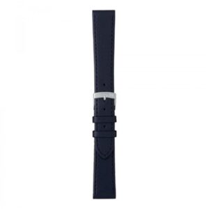 A SPRINT(EC) BLUE A01X5202875062CR10 leather watch strap with a silver buckle.