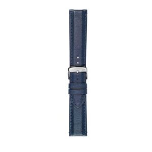 A ROWING BLUE A01X5274C91062CR20 leather watch strap with a silver buckle.