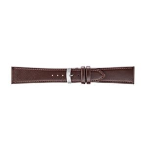 A LAURO D.BROWN A01X5336D05034CR18 watch strap on a white background.