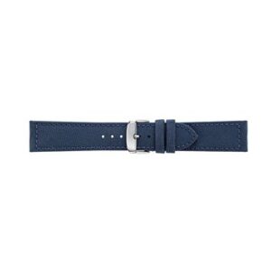 A CORFU' BLUE A01X5390D12062CR20 watch strap with a silver buckle.