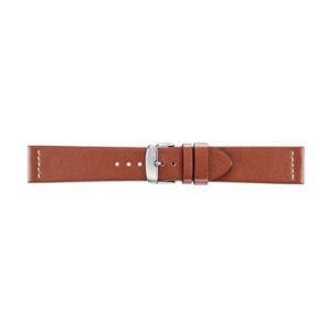 A PAROS L.BRN A01X5392D15041CR20 watch strap with a silver buckle.