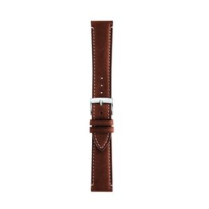 A EL GRECO L.BRN A01X5439B71041CR18 watch strap on a white background.