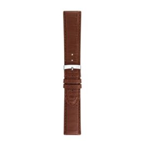 A STRAUSS BROWN A01X5528339040CR20 watch strap on a white background.
