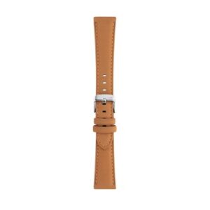 A FLAKE BEIGE A01X5615D60027CR12 leather watch strap on a white background.