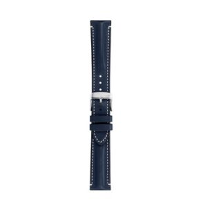 A SAILING BLUE A01X5617C03062CR18 watch strap with a silver buckle.