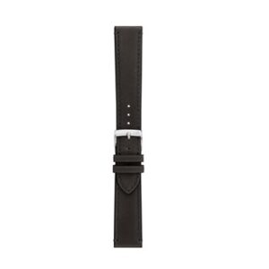 A BOCCACCIO BLACK A01X5674D75019CR18 watch strap on a white background.