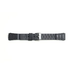 An image of a BLACK DIVERS STRAP 8831 - 18MM on a white background.
