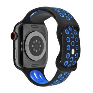 A BLACK/BLUE SPORT SMART APS231238 apple watch band.
