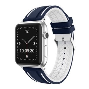 An NAVY/WHITE SPORT SMART APS240638 with a blue and white band.