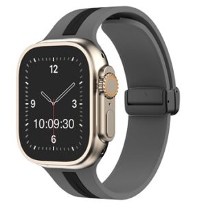A GREY/BLACK SMART WATCH STRP APS271138 is shown on a white background.