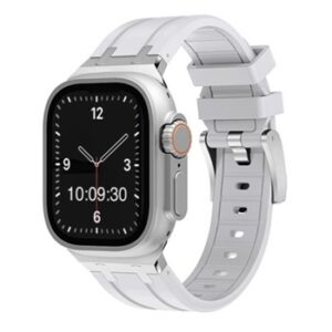 An WHITE SMART WATCH STRAP APS290238 with a white band.