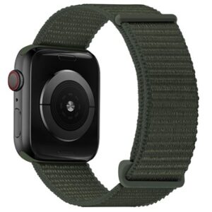 The KHAKI MATERIAL SMART WATCH APV10638 band in olive green.
