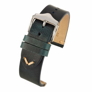 A blue vintage strap - WV103/18 with a silver buckle.