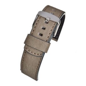 A grey RECYCLABLE PAPER STRAP CLAY WV531/18 with a silver buckle.
